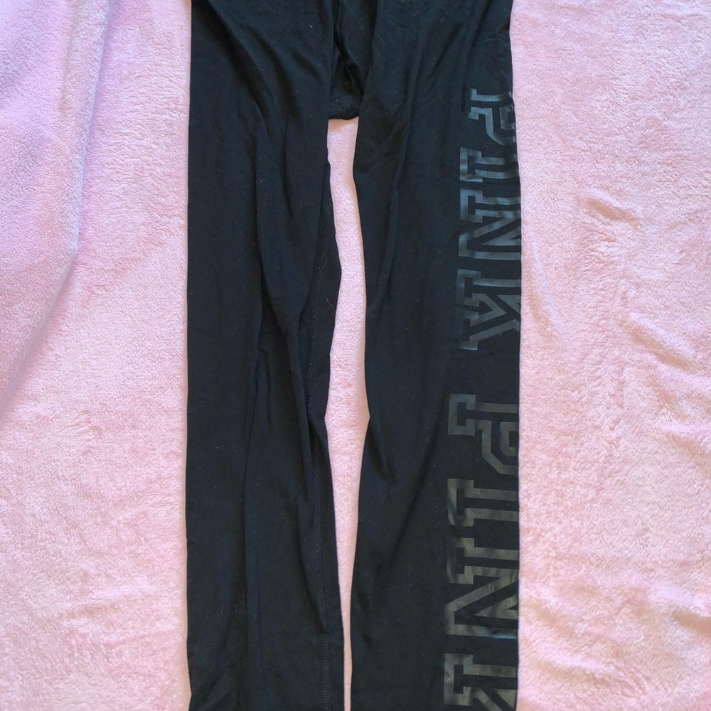 Black pink ultimate leggings